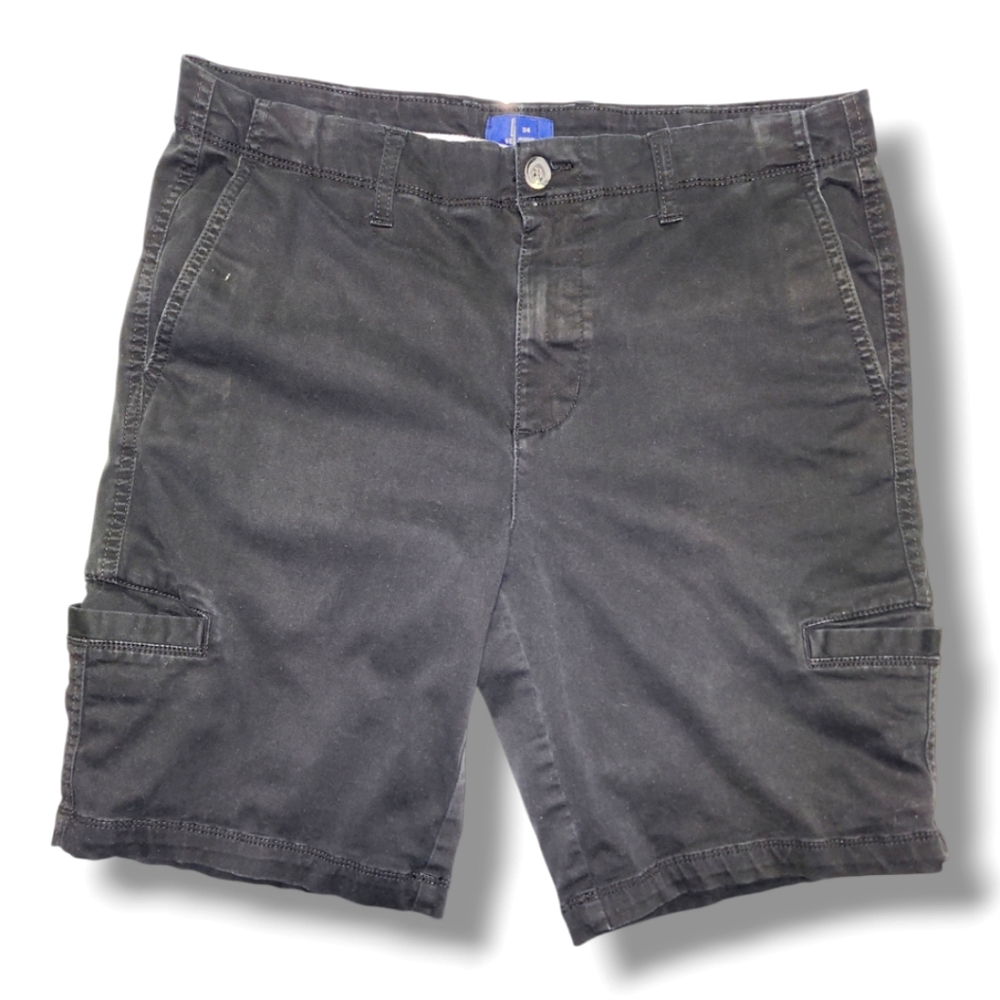 George Men's Black Cargo Shorts